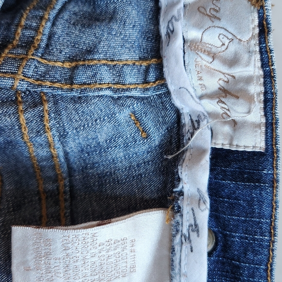 Baby Phat Retro Embellished Jeans Sz 9 - Picture 5 of 8